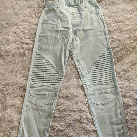 Mint Moto jeggings - Picture 1 of 5